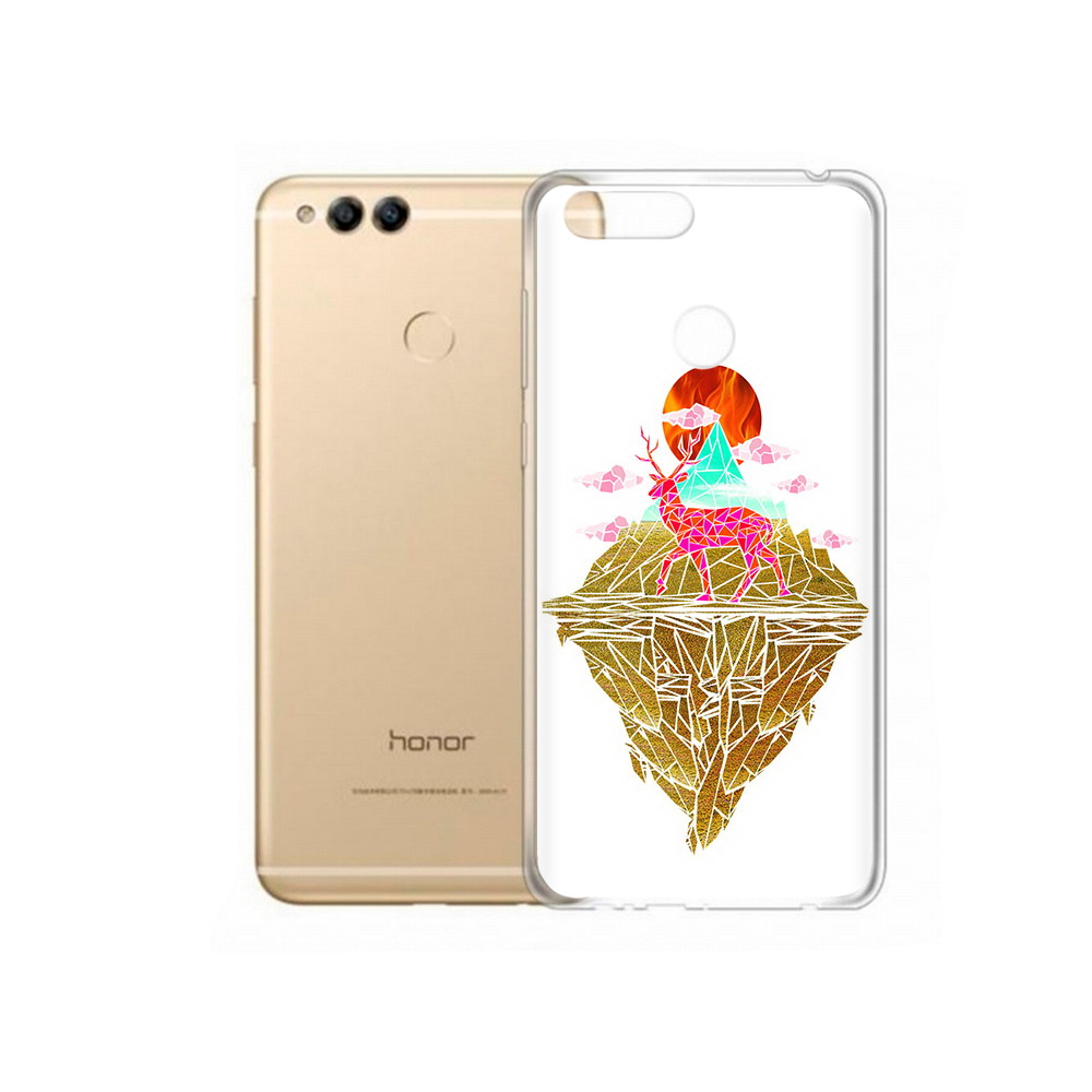 Чехол MyPads Tocco для Huawei 7X розовый олень абстракция (PT94112.65.586), Прозрачный, Tocco 
Чехол MyPads Tocco для Huawei 7X розовый олень абстракция (PT94112.65.586), Прозрачный, Tocco