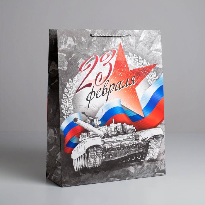 Пакет Дарите Счастье вертикальный «С Праздником 23 февраля!» L 40 х 31 х 11,5 см, Серый, Подарочная упаковка 23 февраля
Пакет Дарите Счастье вертикальный «С Праздником 23 февраля!» L 40 х 31 х 11,5 см, Серый, Подарочная упаковка 23 февраля