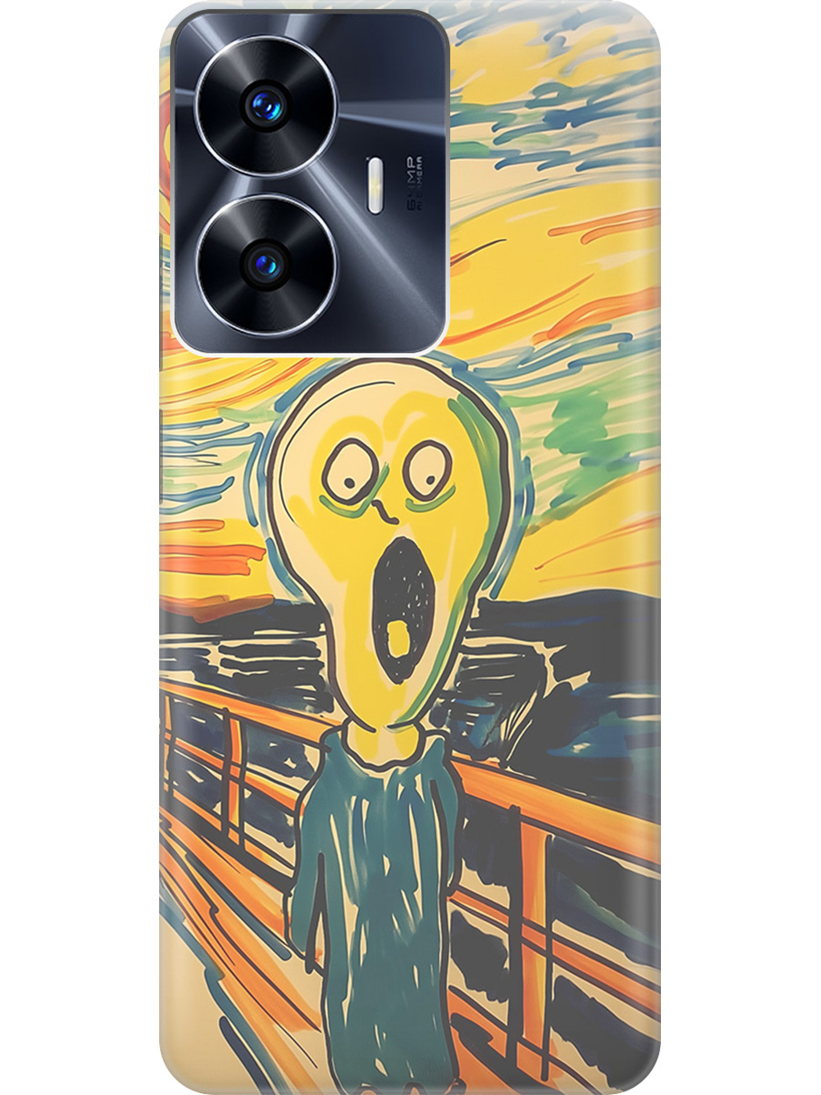 Силиконовый чехол на Realme C55 с принтом "Искаженный крик", Прозрачный;желтый;синий, 768742751
Силиконовый чехол на Realme C55 с принтом "Искаженный крик", Прозрачный;желтый;синий, 768742751