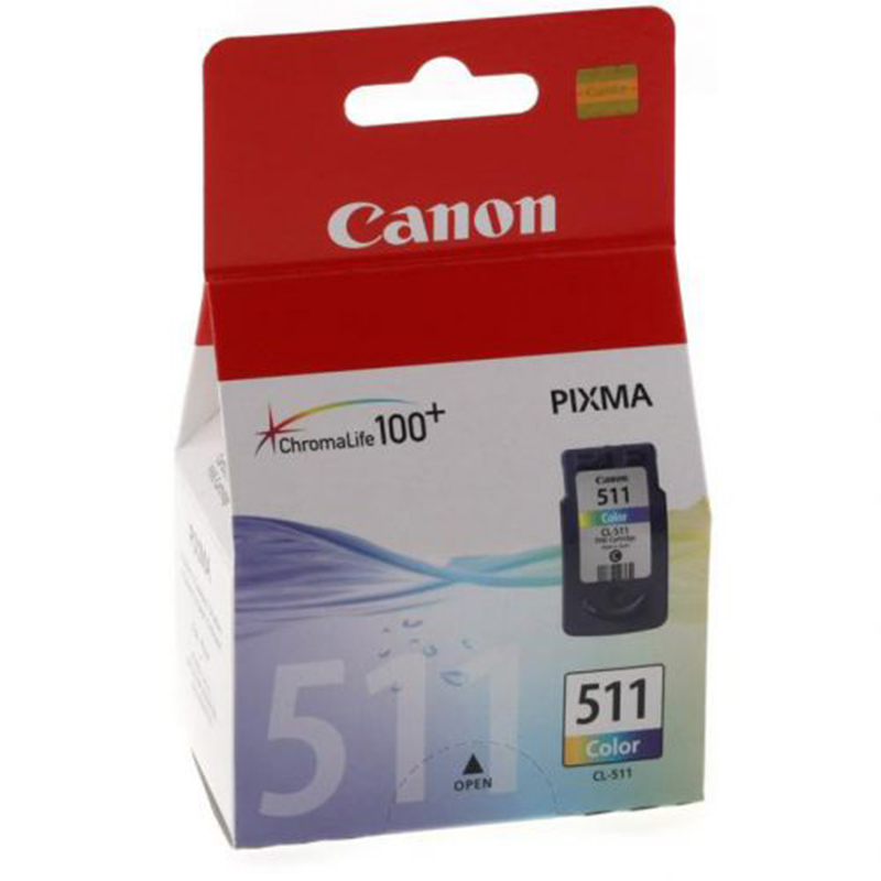 Картридж для струйного принтера Canon CL-511 (2972B001), Пурпурный;желтый;голубой, CL-511
Картридж для струйного принтера Canon CL-511 (2972B001), Пурпурный;желтый;голубой, CL-511