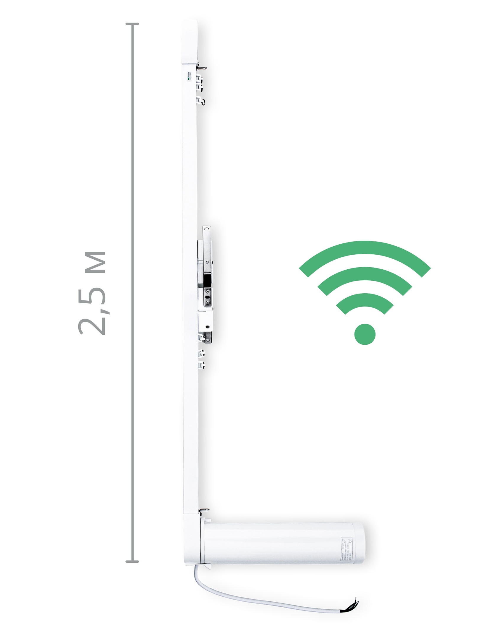 Электрокарниз раздвижной с мотором Novo -Wi-Fi (Tuya) 2,5м. открытие в сторону, КРH250ВФСП
Электрокарниз раздвижной с мотором Novo -Wi-Fi (Tuya) 2,5м. открытие в сторону, КРH250ВФСП