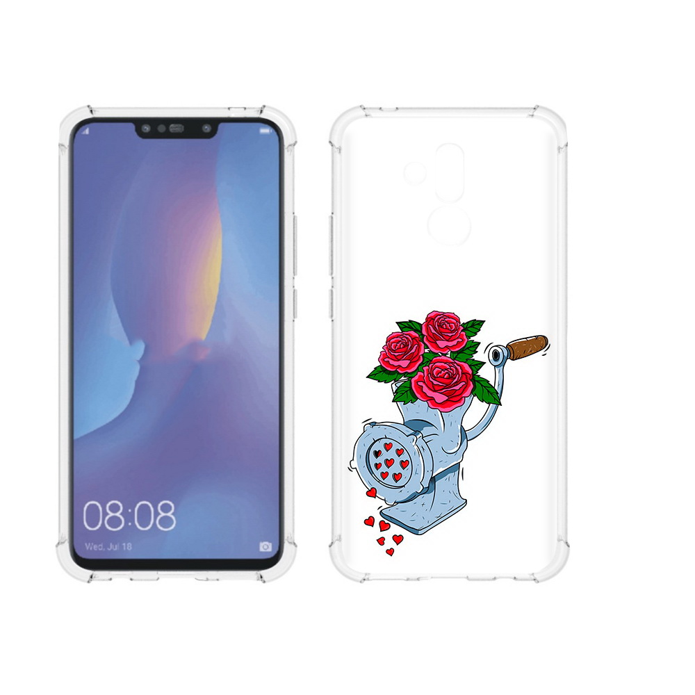 Чехол MyPads Tocco для Huawei Mate 20 Lite Цветочные сердца (PT117828.66.199), Прозрачный, Tocco 
Чехол MyPads Tocco для Huawei Mate 20 Lite Цветочные сердца (PT117828.66.199), Прозрачный, Tocco