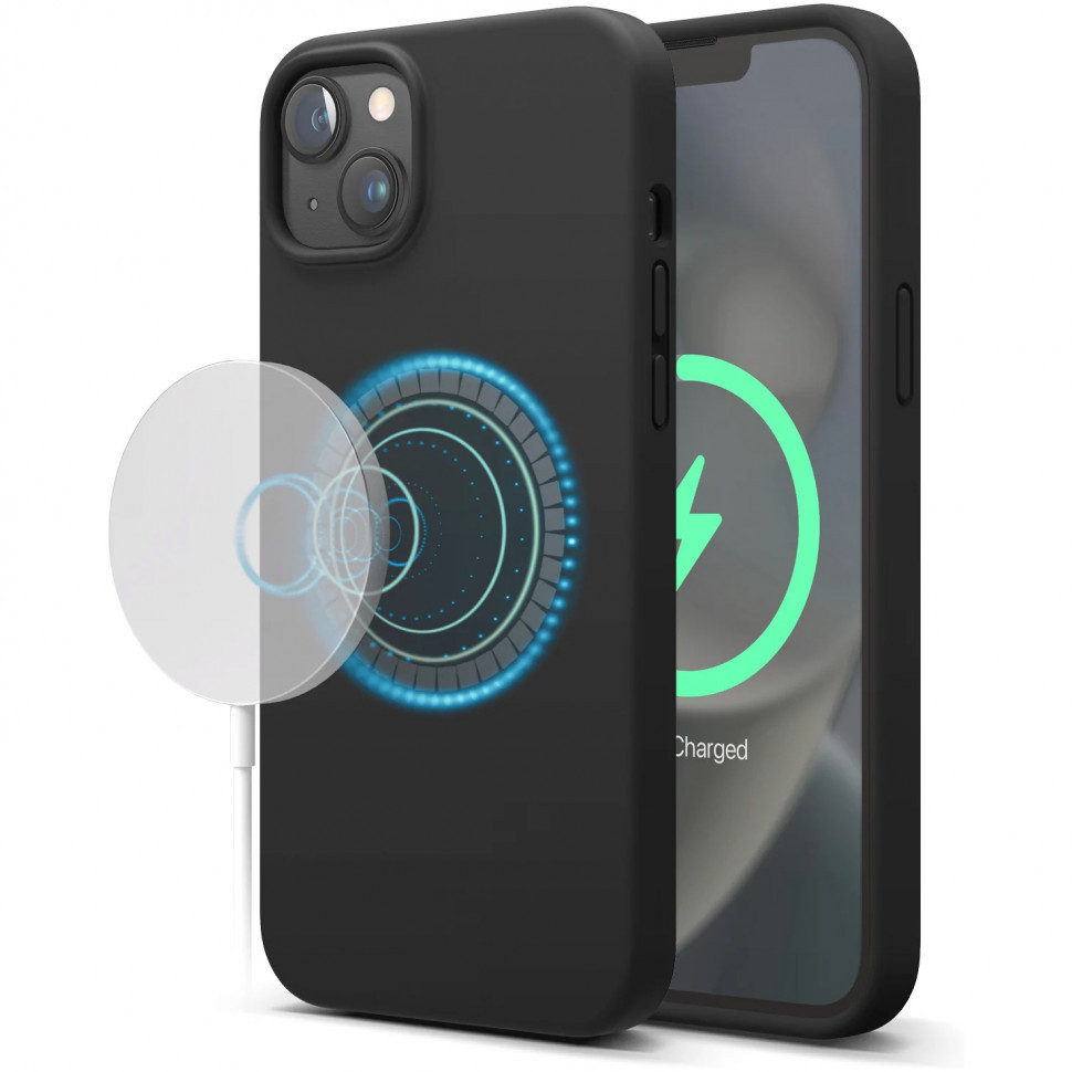 Чехол Elago MagSafe Soft silicone case для iPhone 14 Plus, Черный (ES14MSSC67-BK), MagSafe Soft silicone case
Чехол Elago MagSafe Soft silicone case для iPhone 14 Plus, Черный (ES14MSSC67-BK), MagSafe Soft silicone case