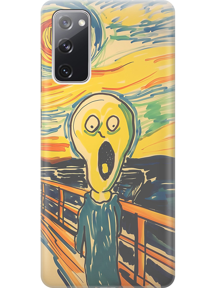 Силиконовый чехол на Samsung Galaxy S20 FE с принтом "Искаженный крик", Прозрачный;желтый;синий, 723485451
Силиконовый чехол на Samsung Galaxy S20 FE с принтом "Искаженный крик", Прозрачный;желтый;синий, 723485451