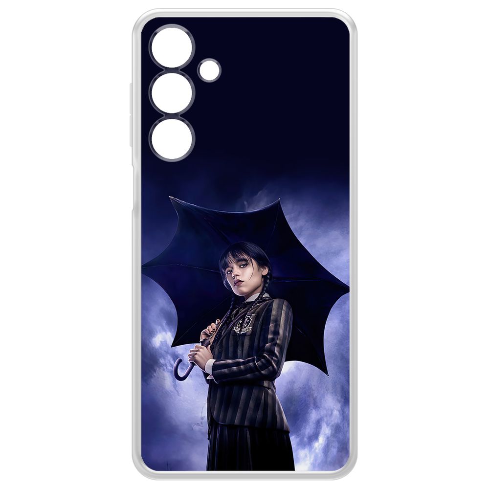 Чехол-накладка Krutoff Clear Case Уэнсдей Аддамс-Уэнсдей под зонтом для Samsung Galaxy A16, Прозрачный
Чехол-накладка Krutoff Clear Case Уэнсдей Аддамс-Уэнсдей под зонтом для Samsung Galaxy A16, Прозрачный