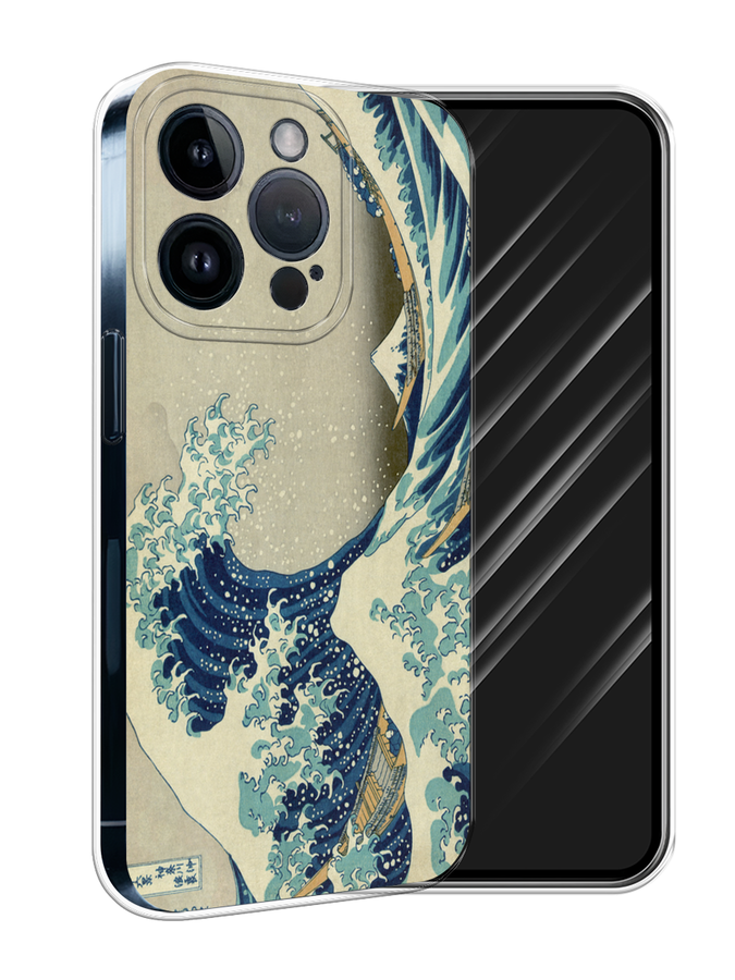Чехол Awog на Apple iPhone 15 Pro "Большая волна в Канагаве", Серый;синий;голубой, 15750-1
Чехол Awog на Apple iPhone 15 Pro "Большая волна в Канагаве", Серый;синий;голубой, 15750-1