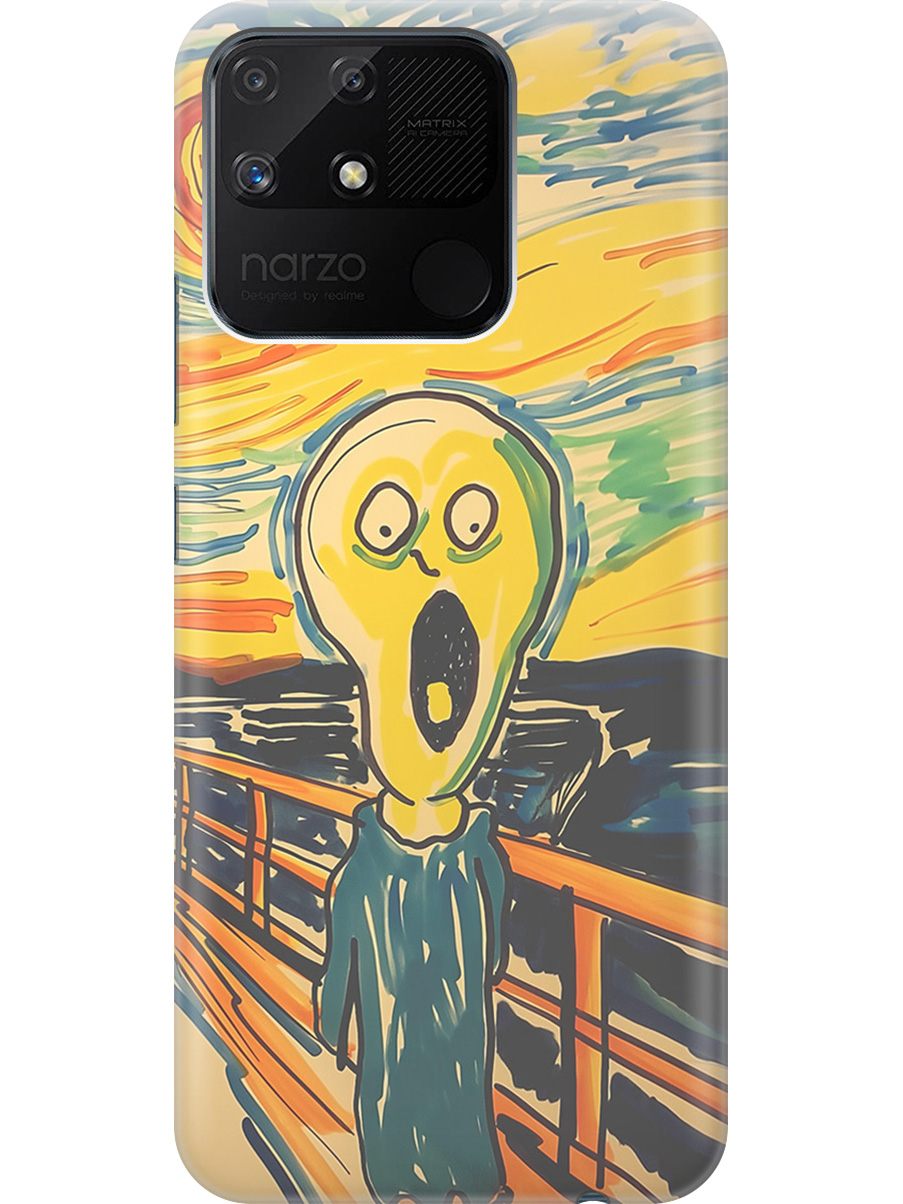 Силиконовый чехол на Realme narzo 50A с принтом "Искаженный крик", Прозрачный;желтый;синий, 740189951
Силиконовый чехол на Realme narzo 50A с принтом "Искаженный крик", Прозрачный;желтый;синий, 740189951