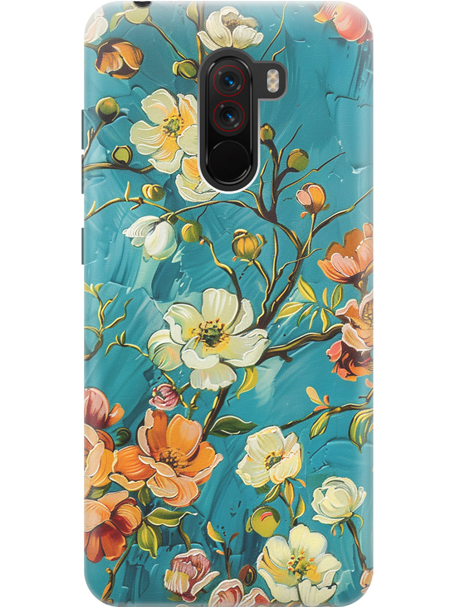 Силиконовый чехол на Pocophone F1 с принтом "Винтажные цветочки", Прозрачный;белый;голубой, 719373323
Силиконовый чехол на Pocophone F1 с принтом "Винтажные цветочки", Прозрачный;белый;голубой, 719373323