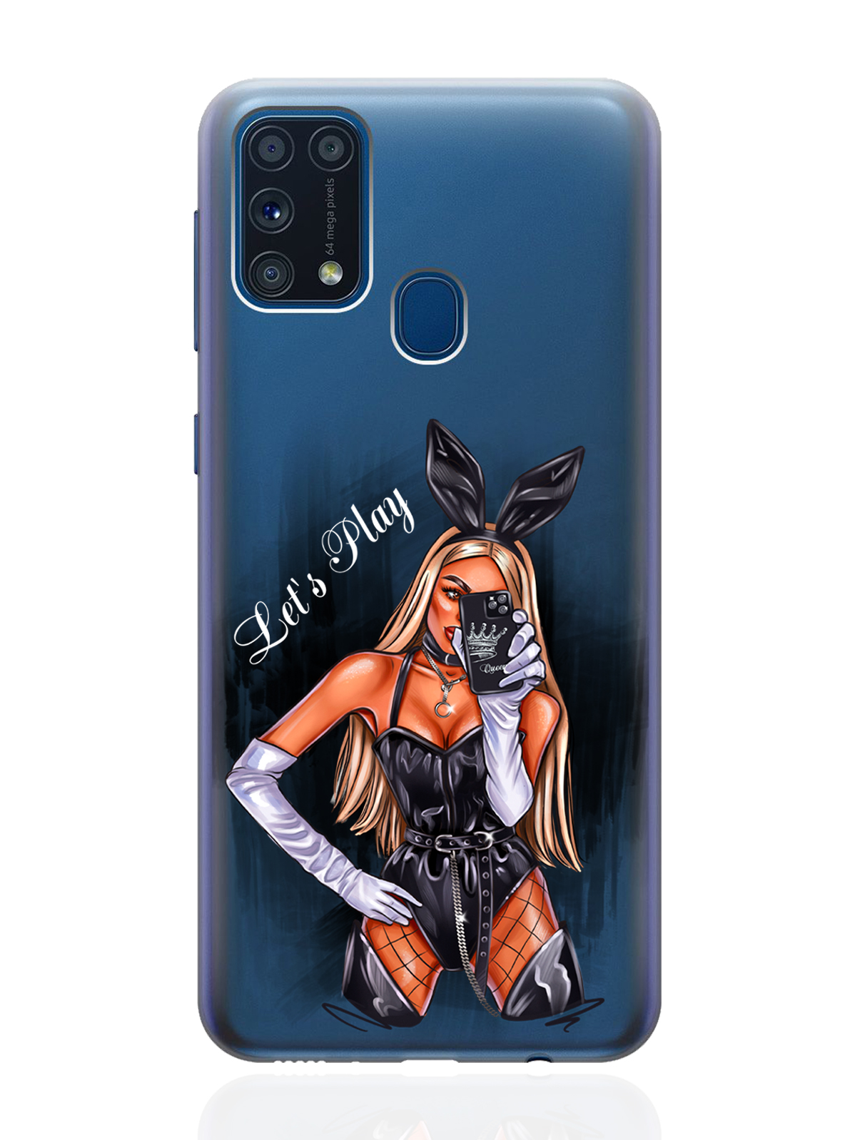 Чехол MustHaveCase для Samsung Galaxy M31 Игривая зайка Let's Play прозрачный, Прозрачный;черный, Samsung Galaxy M31 Игривая зайка Let's Play
Чехол MustHaveCase для Samsung Galaxy M31 Игривая зайка Let's Play прозрачный, Прозрачный;черный, Samsung Galaxy M31 Игривая зайка Let's Play