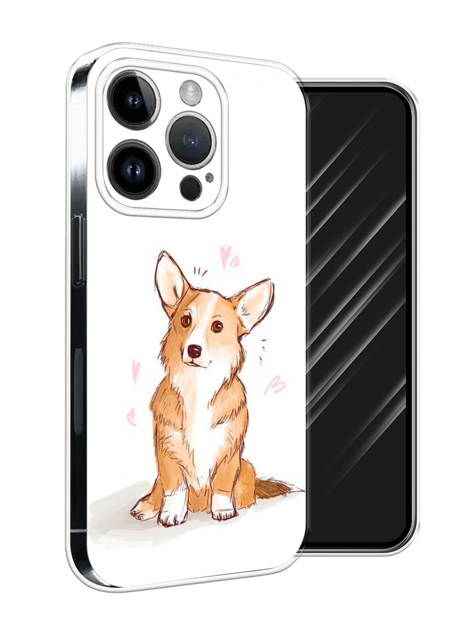 Чехол Awog на Apple iPhone 15 Pro Max "Корги любовь", Бежевый;белый, 15850-1 
Чехол Awog на Apple iPhone 15 Pro Max "Корги любовь", Бежевый;белый, 15850-1