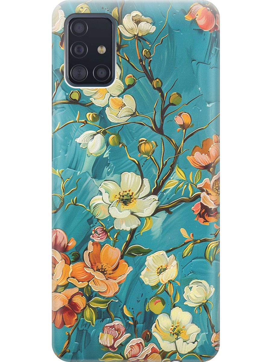 Силиконовый чехол на Samsung Galaxy A51 с принтом "Винтажные цветочки", Прозрачный;белый;голубой, 722409123
Силиконовый чехол на Samsung Galaxy A51 с принтом "Винтажные цветочки", Прозрачный;белый;голубой, 722409123