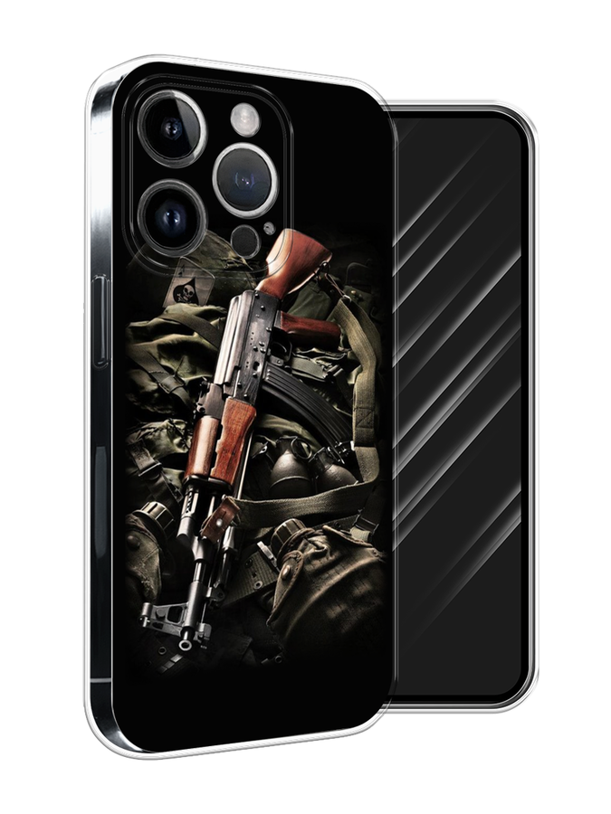 Чехол Awog на Apple iPhone 15 Pro Max "Автомат", Черный;коричневый;серый, 15850-1
Чехол Awog на Apple iPhone 15 Pro Max "Автомат", Черный;коричневый;серый, 15850-1