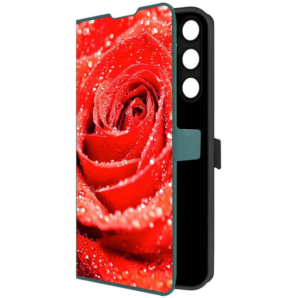 Чехол-книжка Krutoff Eco Book для Samsung Galaxy A35 5G (A356) Роза (зелёный опал), Зеленый
Чехол-книжка Krutoff Eco Book для Samsung Galaxy A35 5G (A356) Роза (зелёный опал), Зеленый