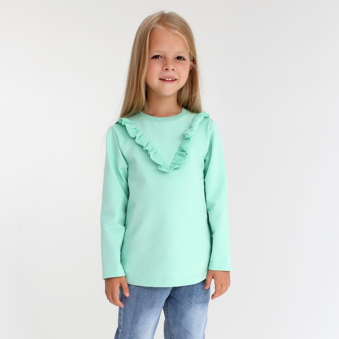 Свитшот для девочки KAFTAN Basic line размер 32 (110-116), цвет мята, Зеленый, Basic line-1
Свитшот для девочки KAFTAN Basic line размер 32 (110-116), цвет мята, Зеленый, Basic line-1