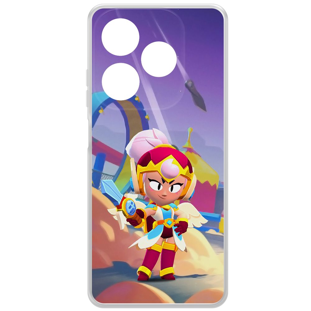 Чехол-накладка Krutoff Clear Case Brawl Stars-Валькирия Джанет для INFINIX Smart 8 Pro, Прозрачный
Чехол-накладка Krutoff Clear Case Brawl Stars-Валькирия Джанет для INFINIX Smart 8 Pro, Прозрачный