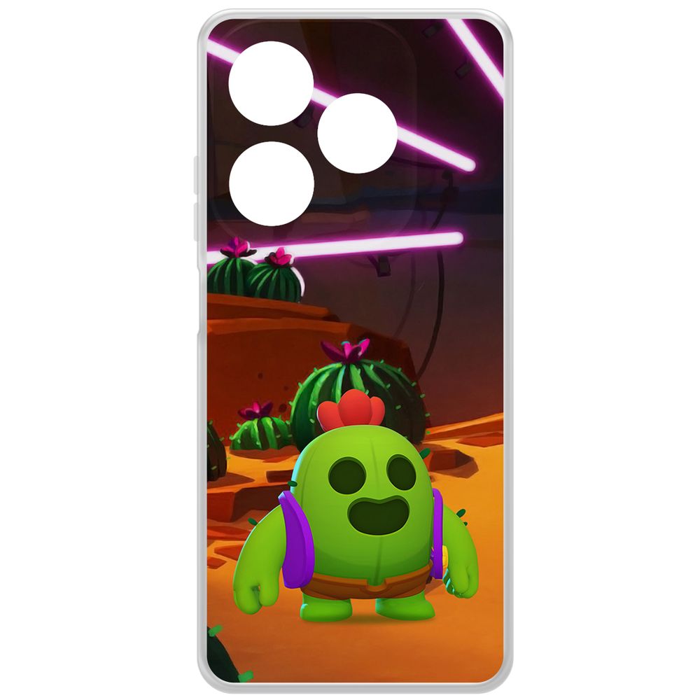 Чехол-накладка Krutoff Clear Case Brawl Stars-Спайк для INFINIX Smart 8 Pro, Прозрачный
Чехол-накладка Krutoff Clear Case Brawl Stars-Спайк для INFINIX Smart 8 Pro, Прозрачный