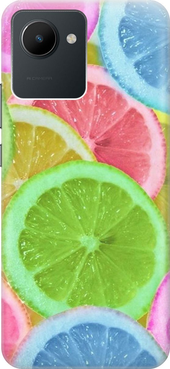Силиконовый чехол на realme C30 с принтом "Разноцветные лимоны", Желтый;зеленый, 1565300
Силиконовый чехол на realme C30 с принтом "Разноцветные лимоны", Желтый;зеленый, 1565300