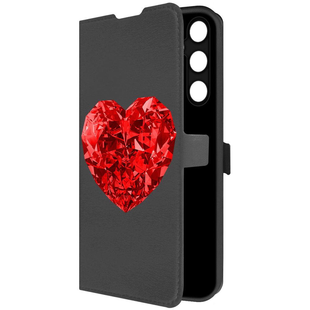 Чехол-книжка Krutoff Eco Book для Samsung Galaxy A55 5G (A556) Рубиновое сердце (черный)
Чехол-книжка Krutoff Eco Book для Samsung Galaxy A55 5G (A556) Рубиновое сердце (черный)