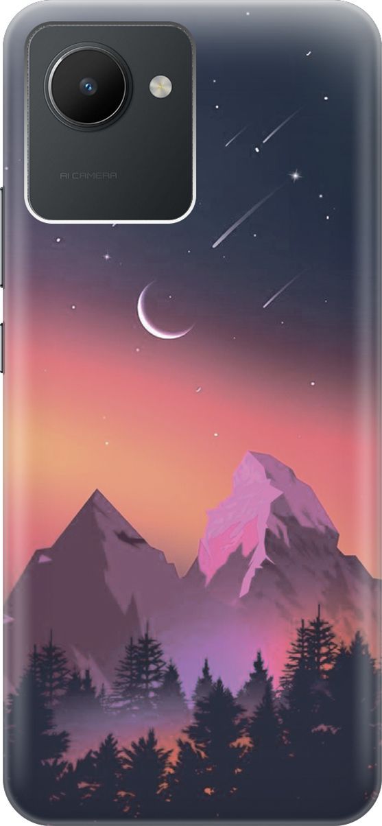 Силиконовый чехол на realme C30 с принтом "Горы и звездопад", Оранжевый;черный, 1566500
Силиконовый чехол на realme C30 с принтом "Горы и звездопад", Оранжевый;черный, 1566500