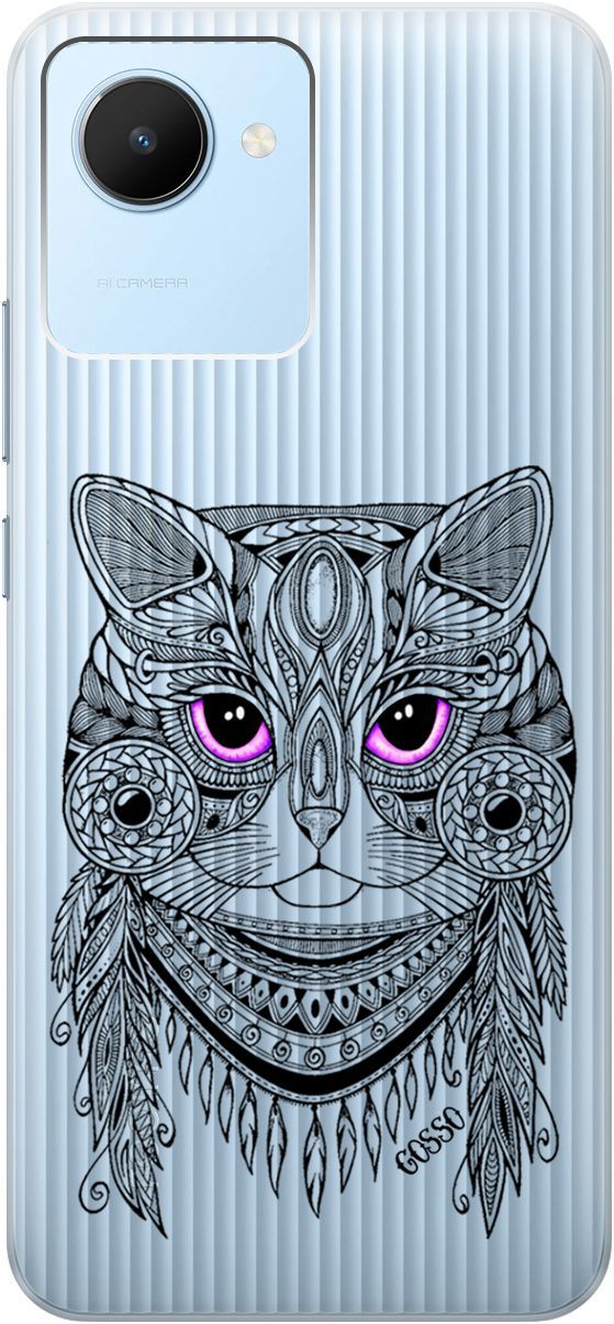 Силиконовый чехол на realme C30 с 3D принтом "Grand Cat" прозрачный, Прозрачный;фиолетовый, 1566800
Силиконовый чехол на realme C30 с 3D принтом "Grand Cat" прозрачный, Прозрачный;фиолетовый, 1566800