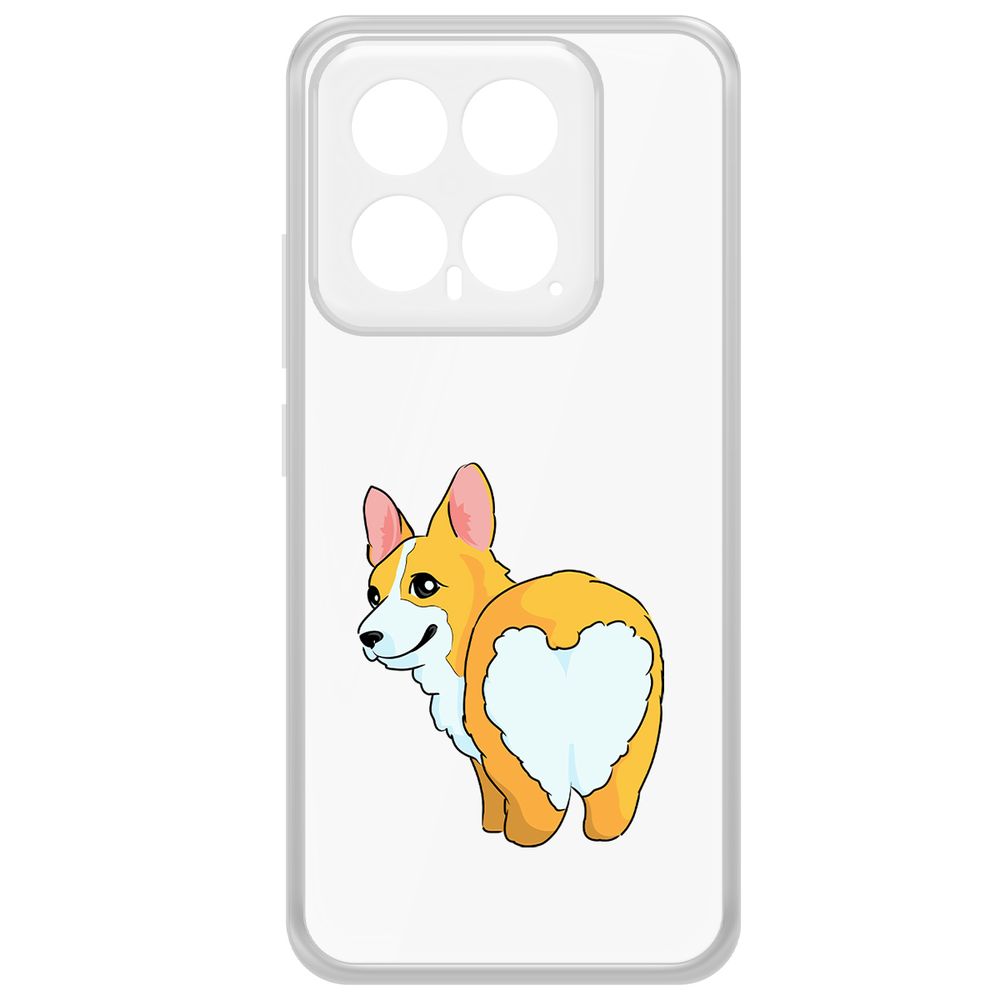 Чехол-накладка Krutoff Clear Case Рисованный корги вид 2 для Xiaomi 14, Прозрачный
Чехол-накладка Krutoff Clear Case Рисованный корги вид 2 для Xiaomi 14, Прозрачный