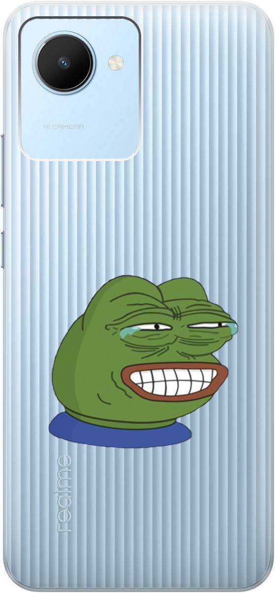 Силиконовый чехол на realme C30 с 3D принтом "Pepe the Frog" прозрачный, Прозрачный;зеленый, 1566900
Силиконовый чехол на realme C30 с 3D принтом "Pepe the Frog" прозрачный, Прозрачный;зеленый, 1566900