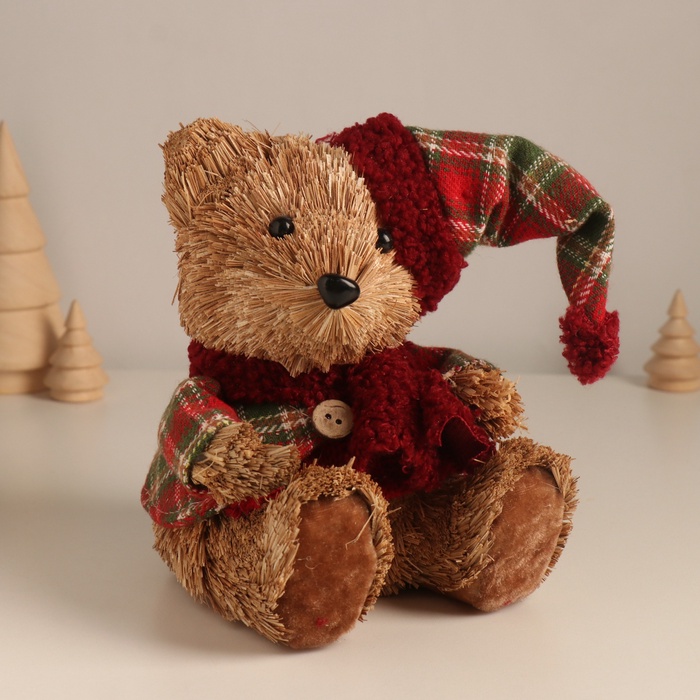 Декор Мишка в клетчатом костюме и колпаке 17х16х13 см, Разноцветный
Декор Мишка в клетчатом костюме и колпаке 17х16х13 см, Разноцветный