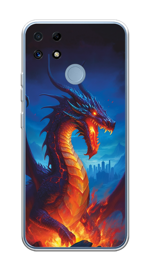 Чехол на Realme C25/C25s "Дракон над лавой", Оранжевый;коричневый;синий, 257450-1
Чехол на Realme C25/C25s "Дракон над лавой", Оранжевый;коричневый;синий, 257450-1