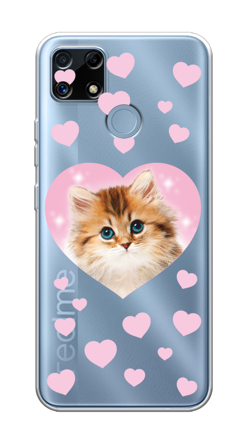 Чехол на Realme C25/C25s "Котенок в сердце", Розовый;оранжевый;белый;прозрачный, 257450-1
Чехол на Realme C25/C25s "Котенок в сердце", Розовый;оранжевый;белый;прозрачный, 257450-1