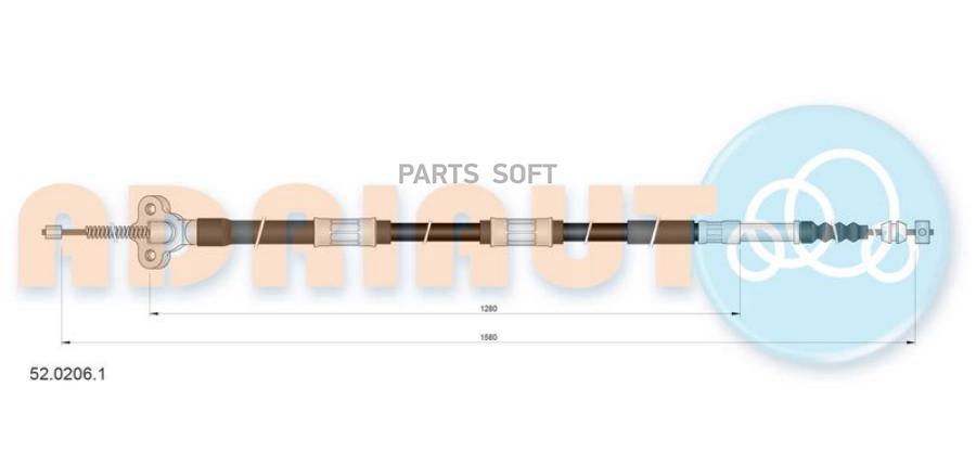 ADRIAUTO 5202061 AD52.0206.1_=PE76182=40.2214=9TB4012=SP-D066=17.1445 4643012300 трос ручн
ADRIAUTO 5202061 AD52.0206.1_=PE76182=40.2214=9TB4012=SP-D066=17.1445 4643012300 трос ручн