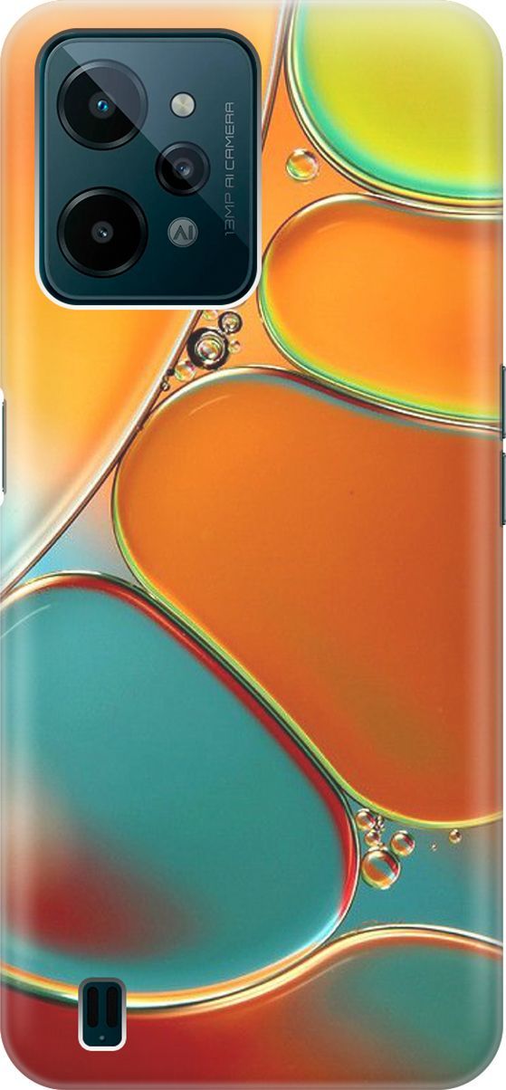 Силиконовый чехол на realme C31 с принтом "Разноцветные пузырьки", Голубой;оранжевый, 1569200
Силиконовый чехол на realme C31 с принтом "Разноцветные пузырьки", Голубой;оранжевый, 1569200