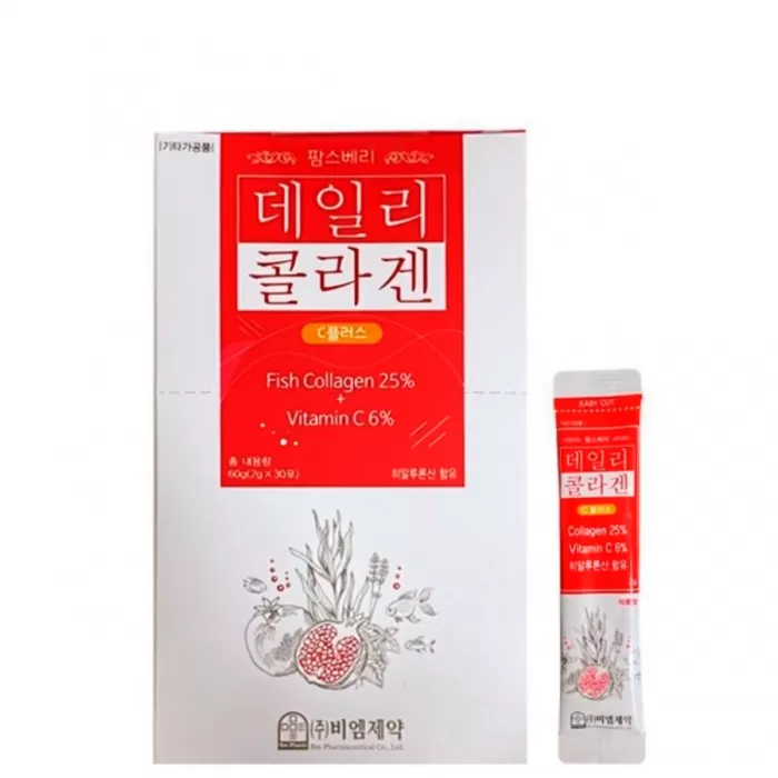 Коллаген питьевой в стиках FarmsBerry Daily Collagen C+ (30х2 г), Daily Collagen C+
Коллаген питьевой в стиках FarmsBerry Daily Collagen C+ (30х2 г), Daily Collagen C+