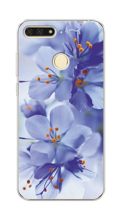 Чехол на Honor 7C/7A Pro, Huawei Y6 Prime 2018 "Фиолетовые цветки", Фиолетовый;синий, 65450-1
Чехол на Honor 7C/7A Pro, Huawei Y6 Prime 2018 "Фиолетовые цветки", Фиолетовый;синий, 65450-1