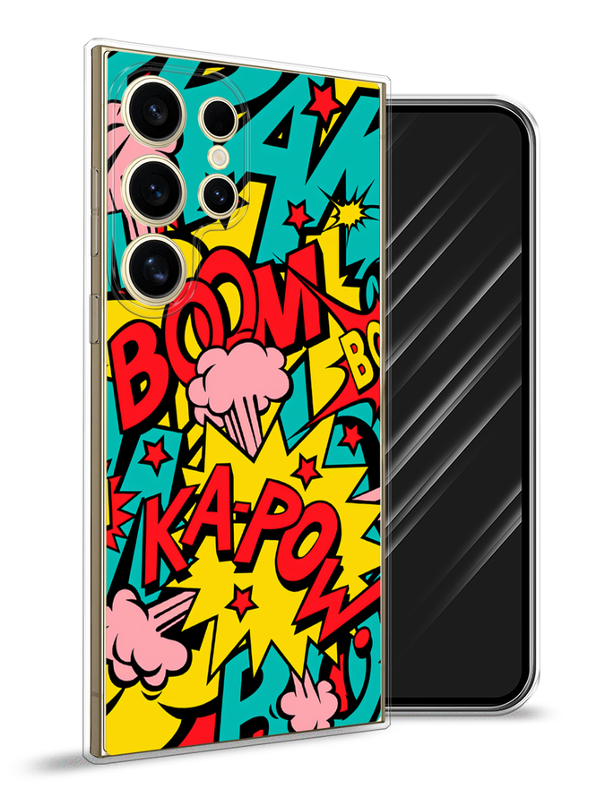 Чехол Awog на Samsung Galaxy S24 Ultra "Постер pop art", Бирюзовый;желтый;красный, 2109250-1
Чехол Awog на Samsung Galaxy S24 Ultra "Постер pop art", Бирюзовый;желтый;красный, 2109250-1