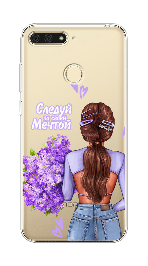 Чехол на Honor 7C/7A Pro, Huawei Y6 Prime 2018 "Следуй за своей мечтой", Фиолетовый;коричневый, 65450-1
Чехол на Honor 7C/7A Pro, Huawei Y6 Prime 2018 "Следуй за своей мечтой", Фиолетовый;коричневый, 65450-1