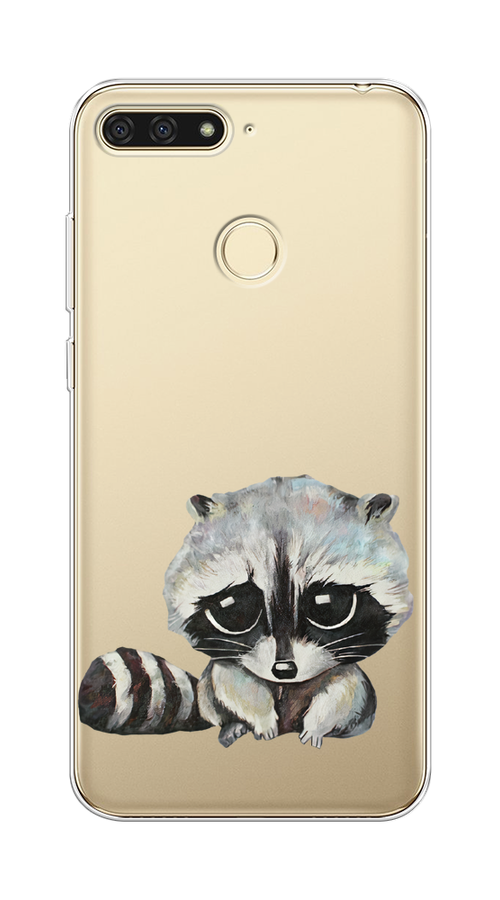Чехол на Honor 7C/7A Pro, Huawei Y6 Prime 2018 "Большеглазый енот", Серый;черный;прозрачный, 65450-1
Чехол на Honor 7C/7A Pro, Huawei Y6 Prime 2018 "Большеглазый енот", Серый;черный;прозрачный, 65450-1