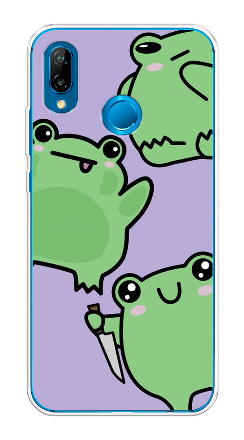 Чехол на Huawei P20 Lite/Nova 3E "Опасные лягушата", Фиолетовый;зеленый;черный, 65650-1
Чехол на Huawei P20 Lite/Nova 3E "Опасные лягушата", Фиолетовый;зеленый;черный, 65650-1