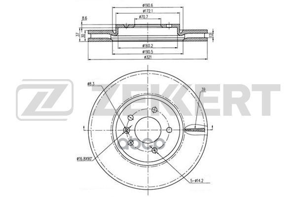 Диск Тормозной Zekkert Bs5049 Перед. Вентил. (321 X 46 X 30) Opel Astra J 11-, Zafira C 11
Диск Тормозной Zekkert Bs5049 Перед. Вентил. (321 X 46 X 30) Opel Astra J 11-, Zafira C 11