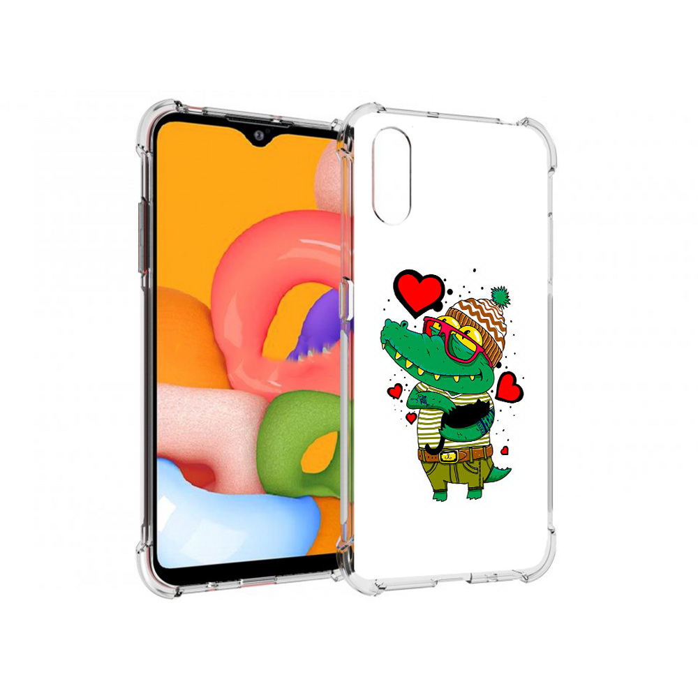 Чехол MyPads Tocco для Samsung Galaxy A01 Влюбленный крокодил (PT144711.509.48), Прозрачный, Tocco
Чехол MyPads Tocco для Samsung Galaxy A01 Влюбленный крокодил (PT144711.509.48), Прозрачный, Tocco