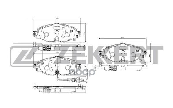 Колодки Тормозные Audi A3 Iii, Iv 12-, Skoda Octavia (5e) Передние Дисковые (Gdb1956) Zekk
Колодки Тормозные Audi A3 Iii, Iv 12-, Skoda Octavia (5e) Передние Дисковые (Gdb1956) Zekk