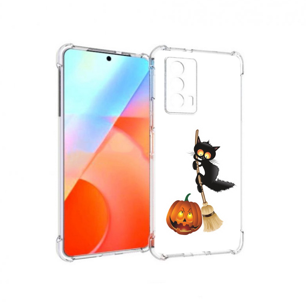 Чехол MyPads Tocco для Vivo iQOO Z5 хэлуинский котик (PT226980.401.667), Прозрачный, Tocco
Чехол MyPads Tocco для Vivo iQOO Z5 хэлуинский котик (PT226980.401.667), Прозрачный, Tocco
