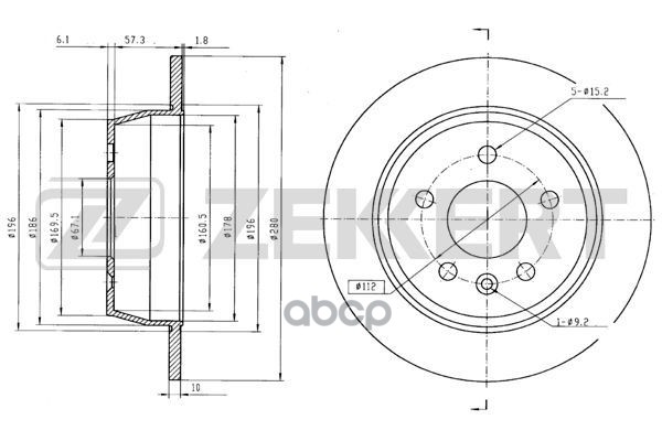 Диск Тормозной Zekkert Bs5239 Зад. Полный (280 X 63 X 10) Mb V-Class (638/2) 96-, Vito (63
Диск Тормозной Zekkert Bs5239 Зад. Полный (280 X 63 X 10) Mb V-Class (638/2) 96-, Vito (63