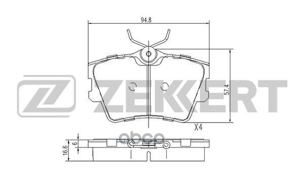 Колодки Тормозные Vw Kombi 92-, Multivan Iv 90-, Transporter Задние Дисковые (Gdb1369) Zek
Колодки Тормозные Vw Kombi 92-, Multivan Iv 90-, Transporter Задние Дисковые (Gdb1369) Zek