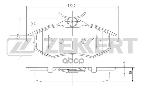 Колодки Тормозные Zekkert Bs1235 Диск. Передн. Citroen C2 03-, Citroen C3 02- Zekkert арт.
Колодки Тормозные Zekkert Bs1235 Диск. Передн. Citroen C2 03-, Citroen C3 02- Zekkert арт.