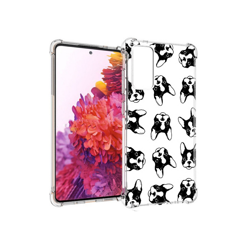 Чехол MyPads Tocco для Samsung Galaxy S20 FE черно белые собачки (PT153647.496.683), Прозрачный, Tocco 
Чехол MyPads Tocco для Samsung Galaxy S20 FE черно белые собачки (PT153647.496.683), Прозрачный, Tocco
