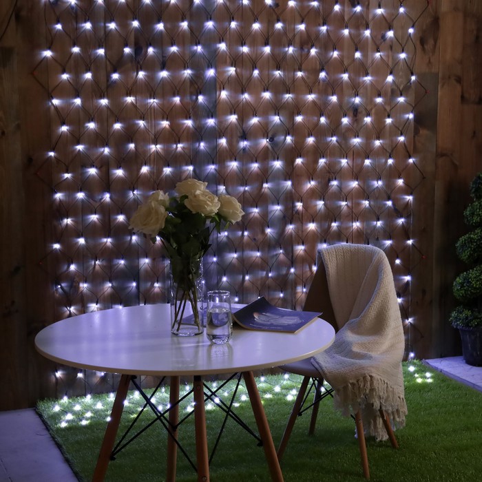 Гирлянда «Сеть» 2x3 м, IP44, УМС, тёмная нить, 384 LED, свечение белое, 220 В, «Сеть» 2 3 м
Гирлянда «Сеть» 2x3 м, IP44, УМС, тёмная нить, 384 LED, свечение белое, 220 В, «Сеть» 2 3 м