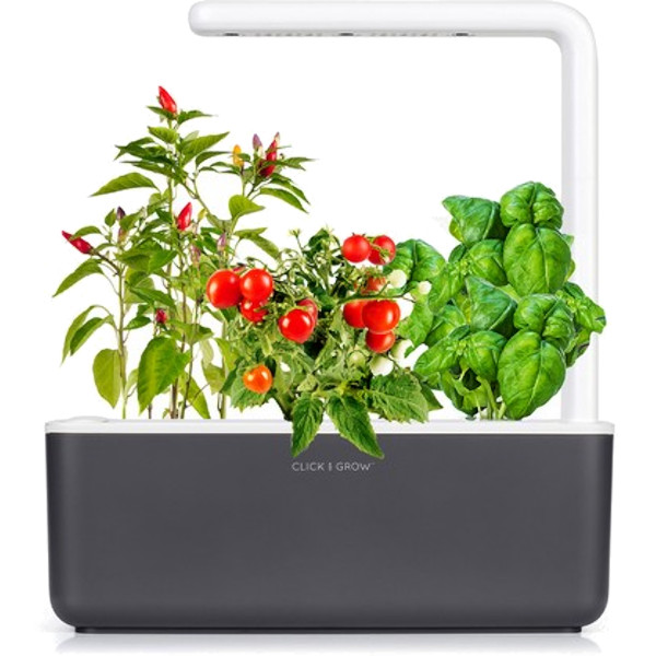 Умный сад Click and Grow Smart Garden 3 Базилик Томаты Черри Перец Чили (чёрная крышка)
Умный сад Click and Grow Smart Garden 3 Базилик Томаты Черри Перец Чили (чёрная крышка)
