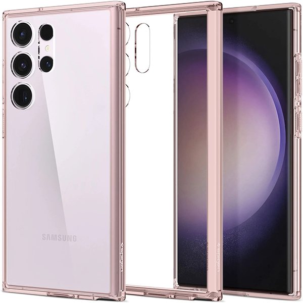 Чехол Spigen Ultra Hybrid для Samsung Galaxy S23 Ultra (ACS06079) розовый/прозрачный, Прозрачный;розовый, Ultra Hybrid
Чехол Spigen Ultra Hybrid для Samsung Galaxy S23 Ultra (ACS06079) розовый/прозрачный, Прозрачный;розовый, Ultra Hybrid