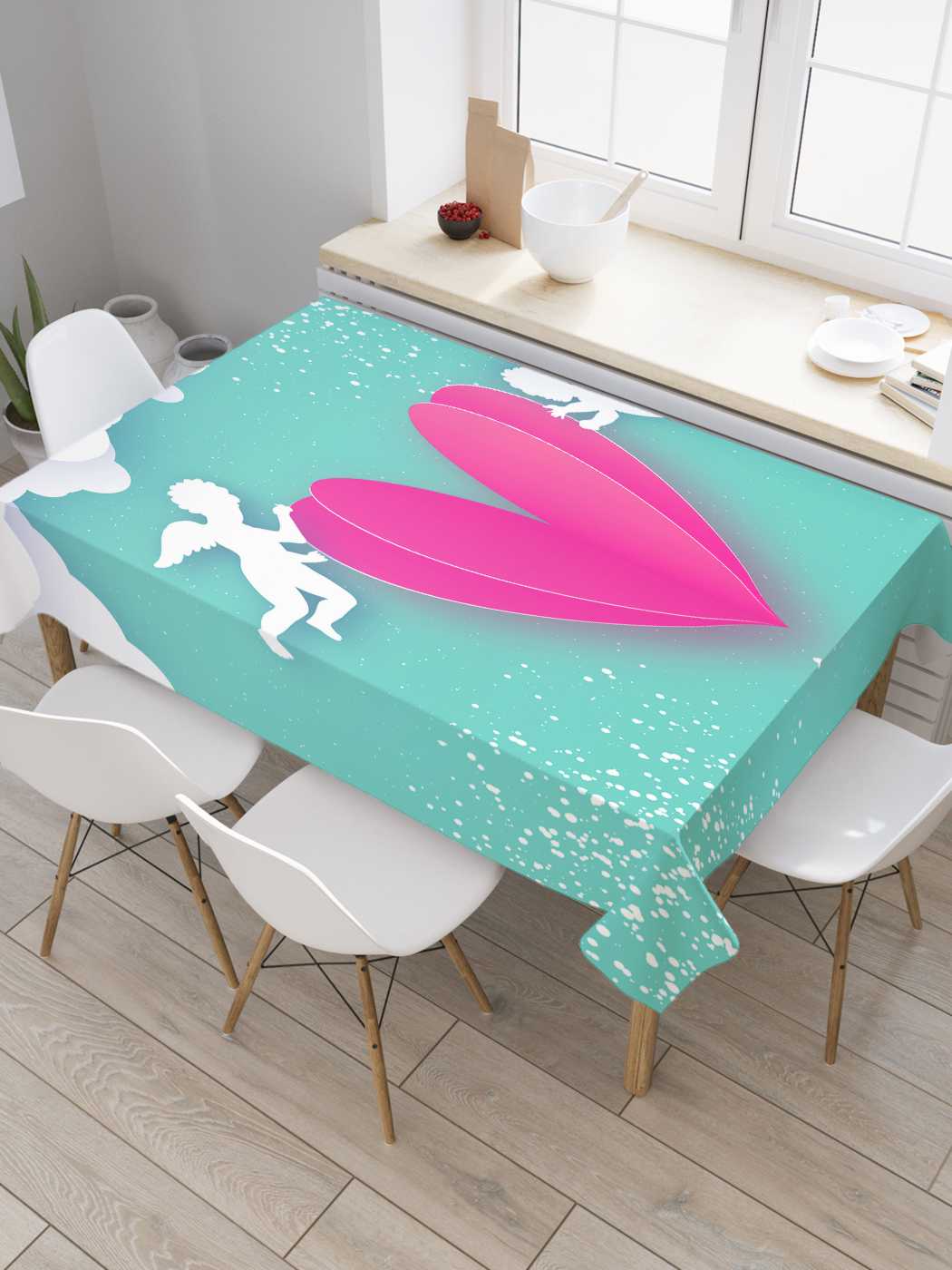 Скатерть прямоугольная JoyArty "Волшебные купидоны" из сатена, 120x145 см, Зеленый, Волшебные купидоны
Скатерть прямоугольная JoyArty "Волшебные купидоны" из сатена, 120x145 см, Зеленый, Волшебные купидоны