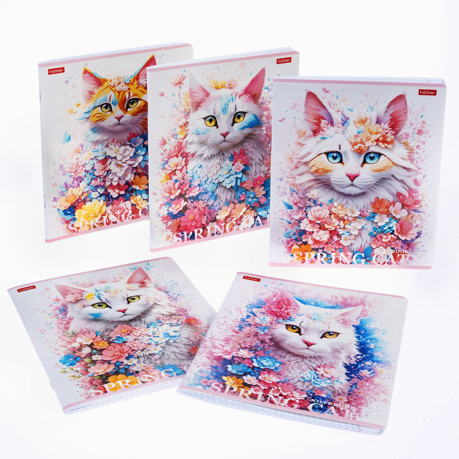 Набор тетрадей Hatber Spring cat 085078 48 л А5, клетка, на скобе, 5 штук, 5 дизайнов, На скобе 48 листов в клетку
Набор тетрадей Hatber Spring cat 085078 48 л А5, клетка, на скобе, 5 штук, 5 дизайнов, На скобе 48 листов в клетку
